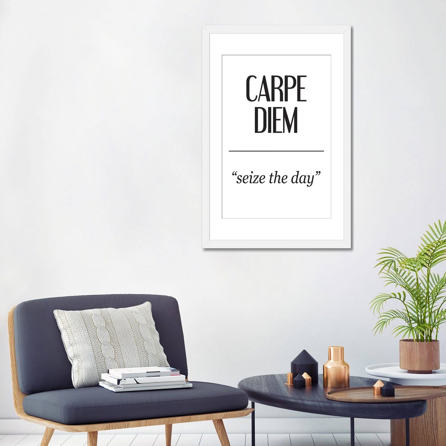 iCanvas "Latin MeaningsCarpe Diem" by Pixy Paper Bed Bath & Beyond